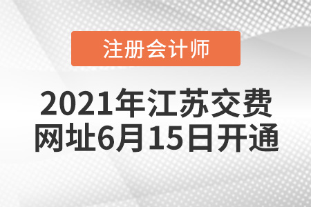 2021年江蘇省南京CPA報名費繳費網(wǎng)址6月15日開通