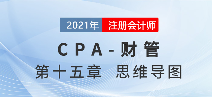 2021年注會《財務成本管理》第十五章思維導圖