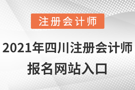2021年四川省宜賓注冊(cè)會(huì)計(jì)師報(bào)名網(wǎng)站入口