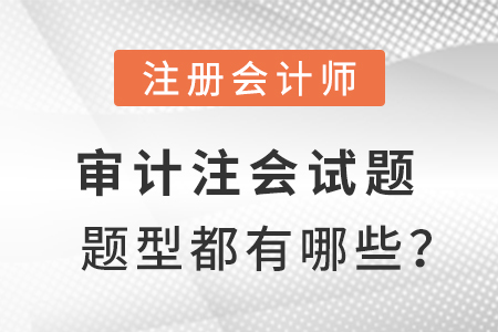 審計(jì)注會試題題型都有哪些？