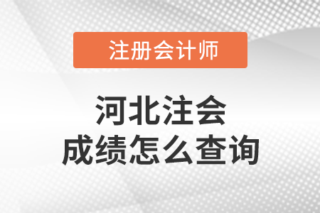 2021河北省保定注會成績怎么查詢？