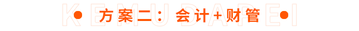 方案二：會(huì)計(jì)+財(cái)管