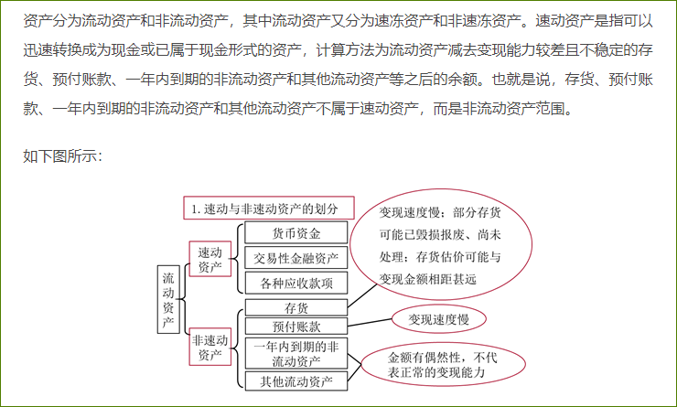 三類資產(chǎn)（流動、速凍、現(xiàn)金）