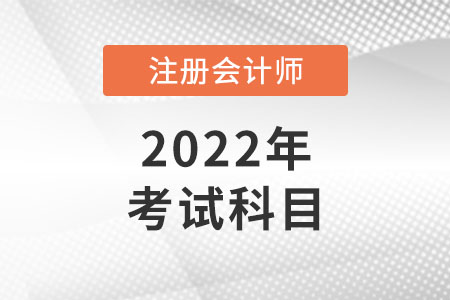 注冊會計(jì)師考試科目有幾個