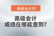 高級(jí)會(huì)計(jì)成績(jī)?cè)谀哪懿榈剑?>
                          </a>
                          <div   id=