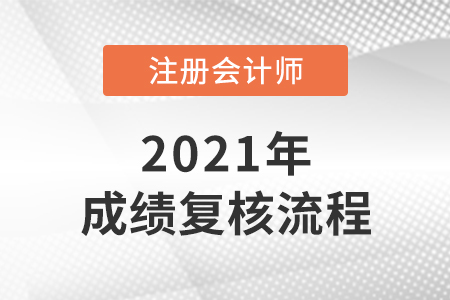 2021年cpa成績復(fù)核流程
