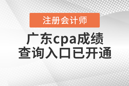 廣東省清遠(yuǎn)cpa成績(jī)查詢?nèi)肟谝验_通！