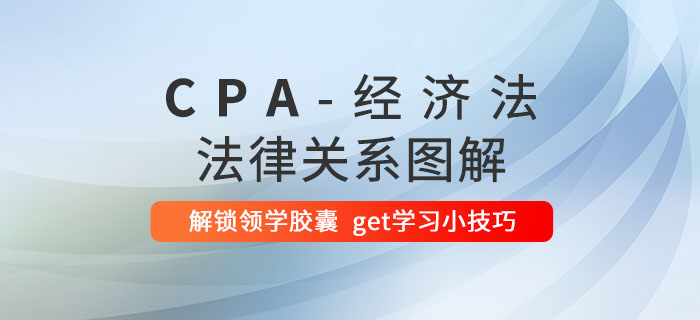 碼??！掌握這幾個(gè)關(guān)系圖，CPA《經(jīng)濟(jì)法》理解起來(lái)容易多了！
