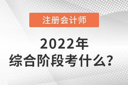 湖北省武漢cpa綜合階段考什么內(nèi)容？