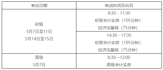 2022年高級會計(jì)資格考試安徽考區(qū)考務(wù)通知