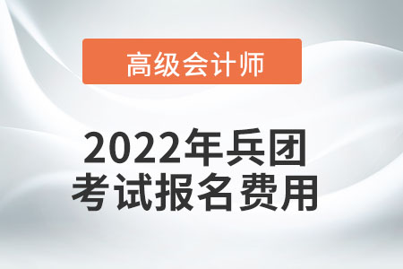 2022年新疆生產(chǎn)建設(shè)兵團(tuán)高級(jí)會(huì)計(jì)師考試報(bào)名費(fèi)用公布