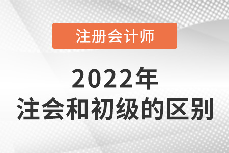 注冊(cè)會(huì)計(jì)師和初級(jí)會(huì)計(jì)師區(qū)別在哪？