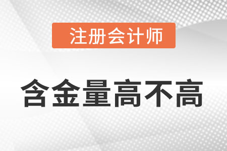 注冊(cè)會(huì)計(jì)師證書(shū)的含金量有多高?就業(yè)前景以及薪資水平又是什么樣的?