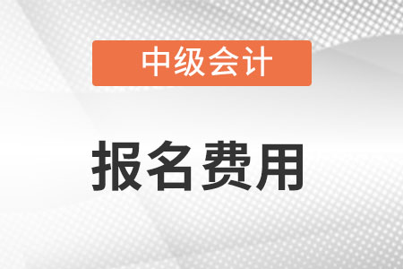 中級會計職稱報名費用是多少