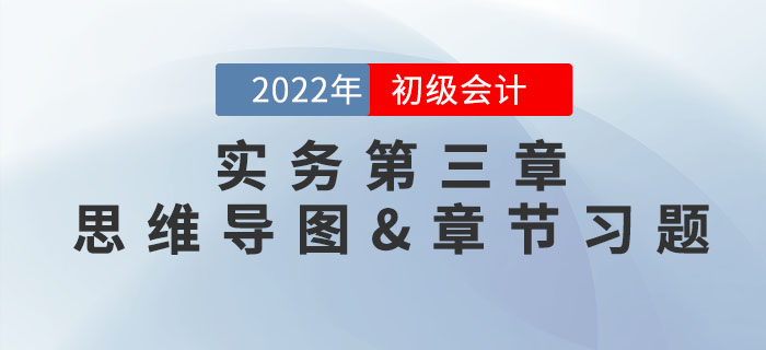 2022年《初級會計實務(wù)》第三章思維導圖+章節(jié)練習