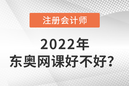東奧注冊(cè)會(huì)計(jì)師網(wǎng)課有效果嗎？
