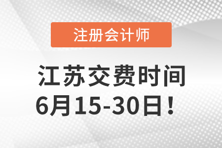 2023年江蘇省連云港注會考試6月15日開始交費！抓緊時間！
