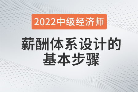 薪酬體系設計的基本步驟_2022中級經(jīng)濟師人力資源知識點