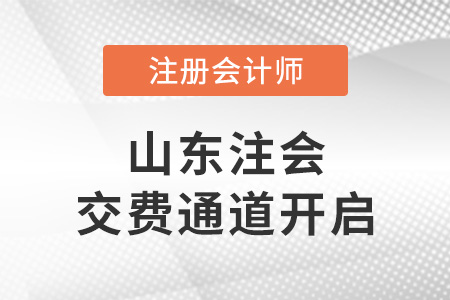2022年山東省濱州注冊會計師考試交費通道開啟！