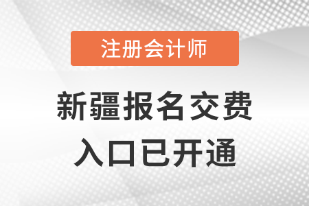 2022年新疆注冊(cè)會(huì)計(jì)師報(bào)名交費(fèi)已開始，點(diǎn)擊進(jìn)入！