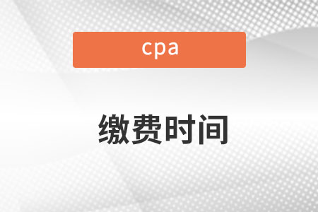 2022cpa繳費時間在哪天？