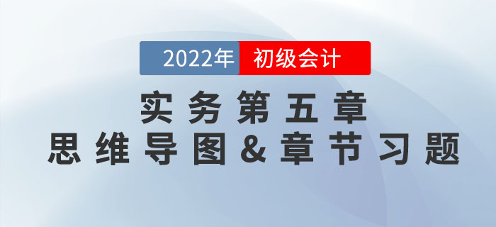 2022年《初級會計實務》第五章思維導圖+章節(jié)練習