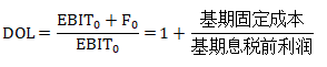 經(jīng)營杠桿與經(jīng)營風(fēng)險