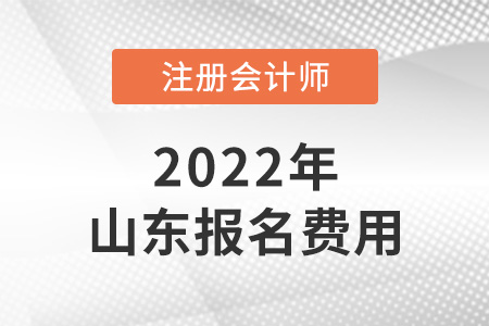 2022年山東省注冊(cè)會(huì)計(jì)師報(bào)名費(fèi)用是多少？