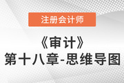 2022年注冊會計師《審計》第十八章思維導圖+章節(jié)練習