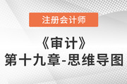 2022年注冊會計師《審計》第十九章思維導圖+章節(jié)練習