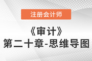 2022年注冊會計師《審計》第二十章思維導圖+章節(jié)練習
