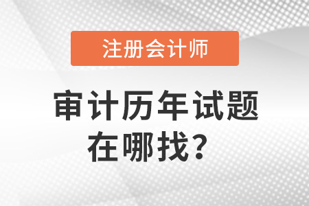 上海市盧灣區(qū)cpa審計(jì)真題在哪找？