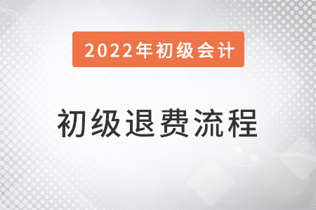 初級會計考試退費流程是什么