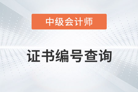 中級會計職稱證書編號怎么查你了解嗎？