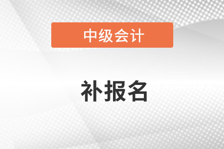 中級(jí)會(huì)計(jì)師2022年補(bǔ)報(bào)名時(shí)間是哪天？
