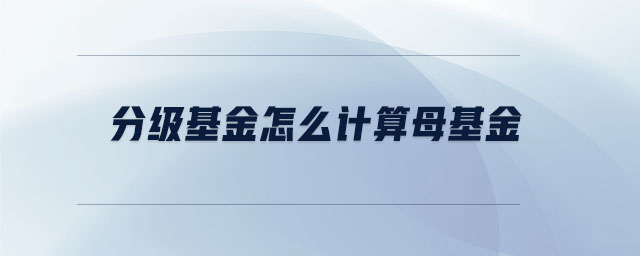 分級(jí)基金怎么計(jì)算母基金