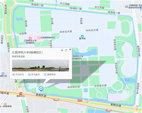 江西師范大學(xué)瑤湖校區(qū)，紫陽(yáng)大道青藍(lán)門(mén)