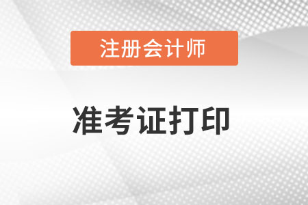 甘肅省嘉峪關(guān)注冊(cè)會(huì)計(jì)師準(zhǔn)考證打印時(shí)間2022年8月16-23日！