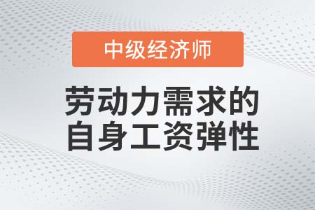 勞動(dòng)力需求的自身工資彈性_2022中級(jí)經(jīng)濟(jì)師人力資源知識(shí)點(diǎn)
