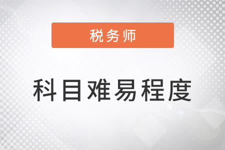 2022稅務師考試科目難易程度