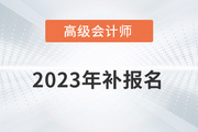 高級(jí)會(huì)計(jì)師補(bǔ)報(bào)名2023年是什么時(shí)候？