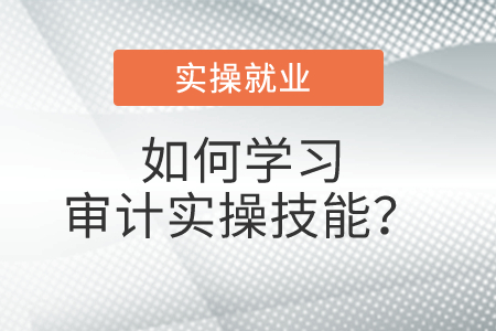 如何學(xué)習(xí)審計(jì)實(shí)操技能？