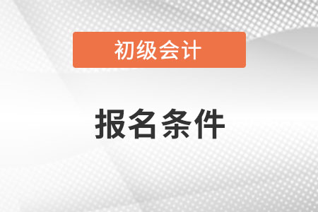 2023年初級會(huì)計(jì)資格考試報(bào)名時(shí)間及條件