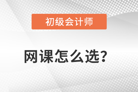 初級(jí)會(huì)計(jì)網(wǎng)課怎么選？