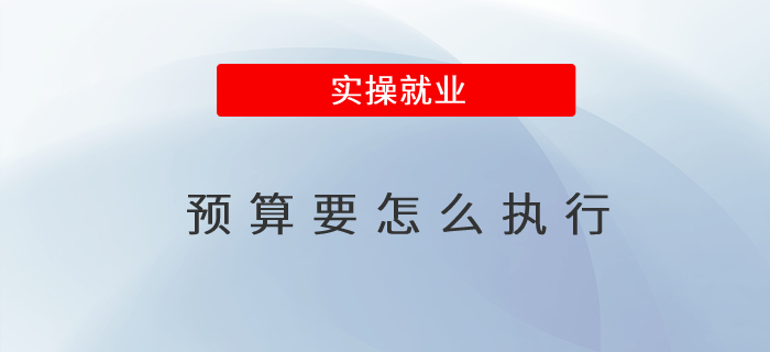 預(yù)算要怎么執(zhí)行