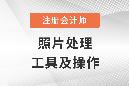 注冊會計師報名照片要求