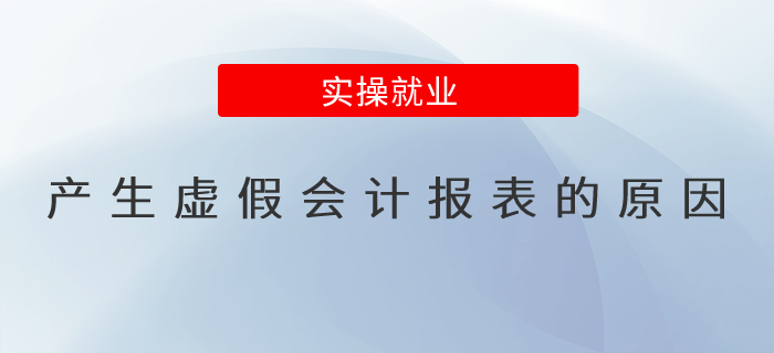 產(chǎn)生虛假會(huì)計(jì)報(bào)表的原因？
