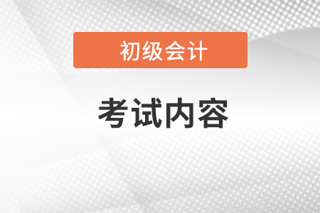 2023年初級會計師資格證考試內(nèi)容有什么？