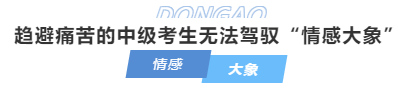 中級(jí)會(huì)計(jì)趨避痛苦的中級(jí)考生無(wú)法駕馭“情感大象”