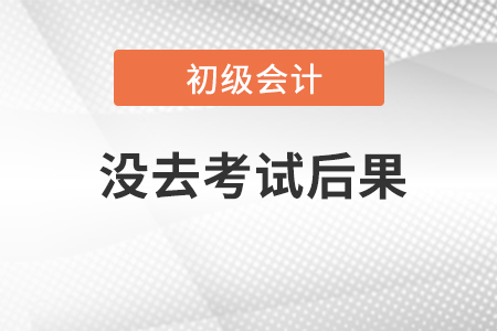 初級(jí)會(huì)計(jì)師考試沒(méi)去考試有什么后果？